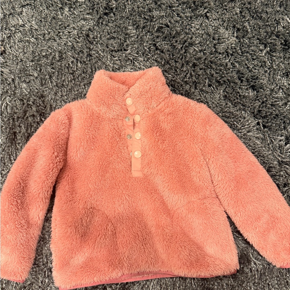 Crewcuts Pink Fleece Kids Pullover